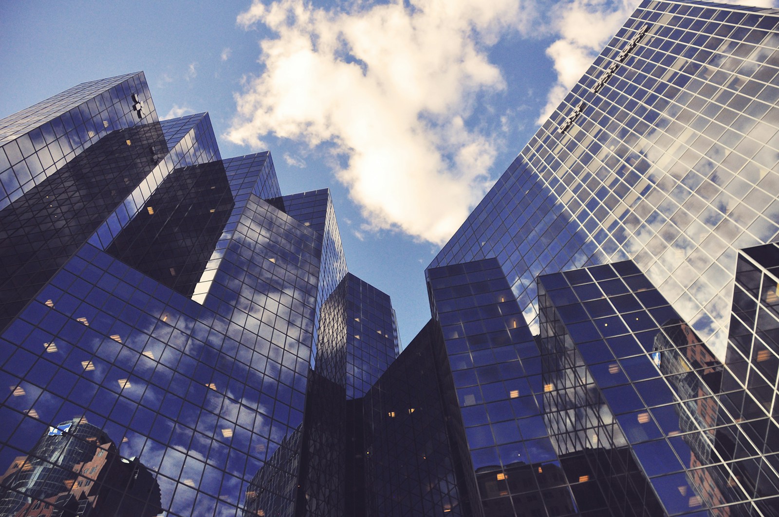 low angle photo of curtain wall building Commercial Business